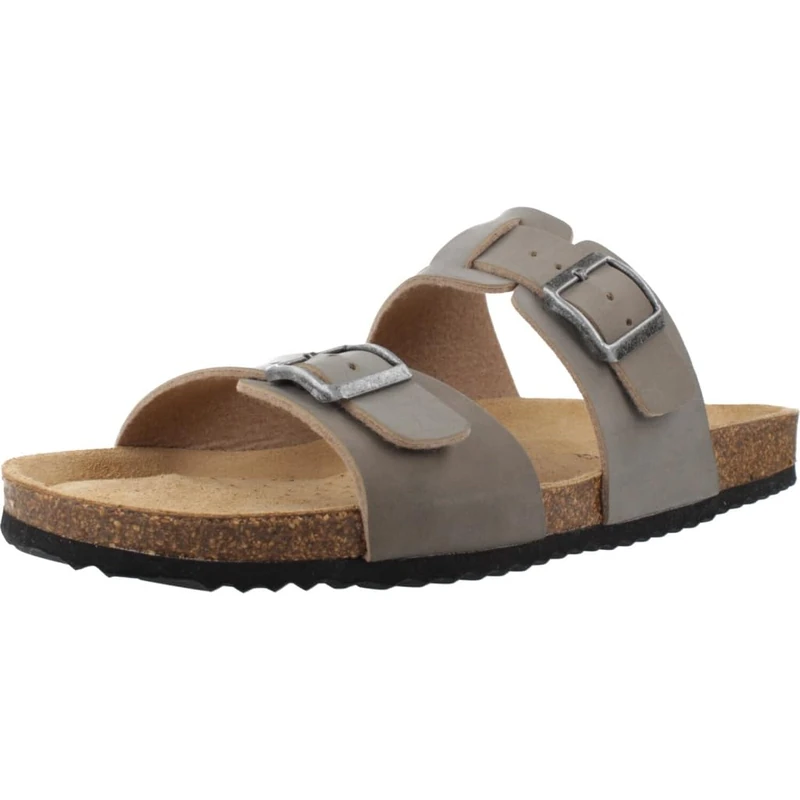 Geox Men's U Sandal Ghita B Slide, Taupe, 10 UK