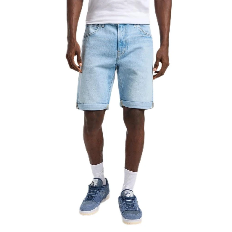 Lee Men's 5 Pocket Short Denim, London Boy, 28W
