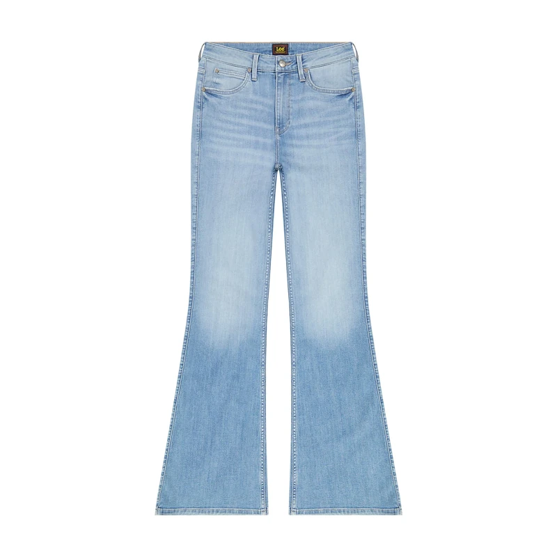 Lee Women's Breese Skinny Flare Fit Flare Fit Jeans, Light Attitude, 29W x 33L