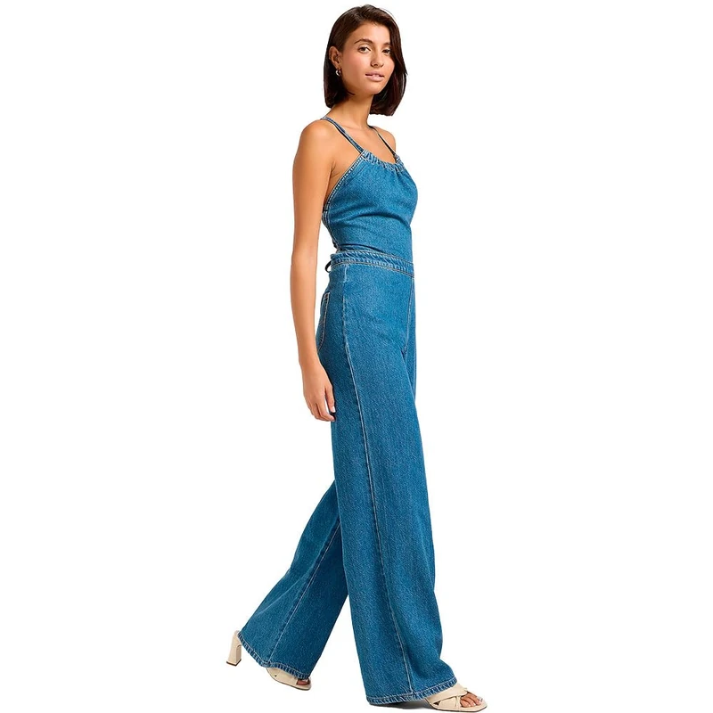 Lee Women's Backless Jumpsuit, Take A Dive, XS