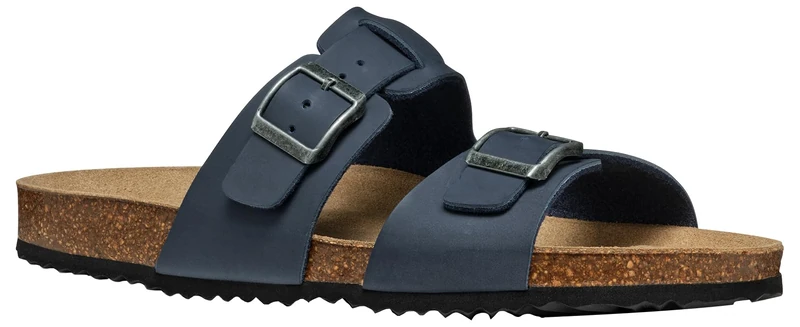 Geox Men's U Sandal Ghita B Slide, Navy, 10.5 UK