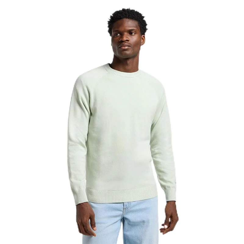 Lee Men's Clean Raglan Sweater, Soft Sage, XXL