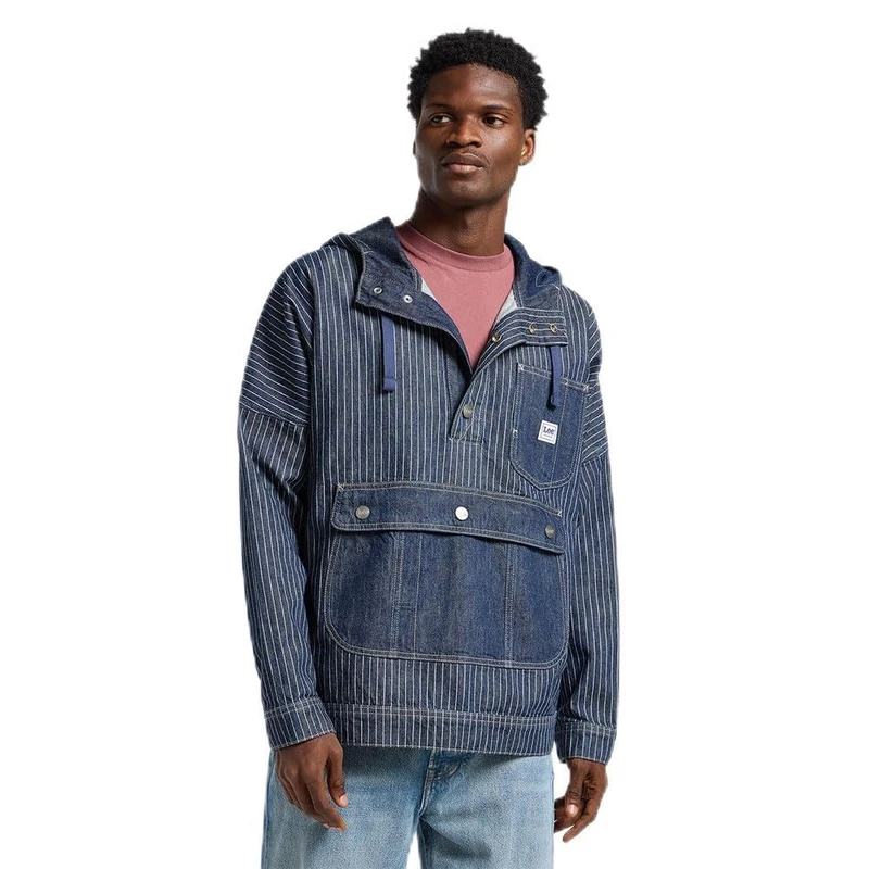 Lee Men's Denim Anorak Jacket, Lake Edge, XS