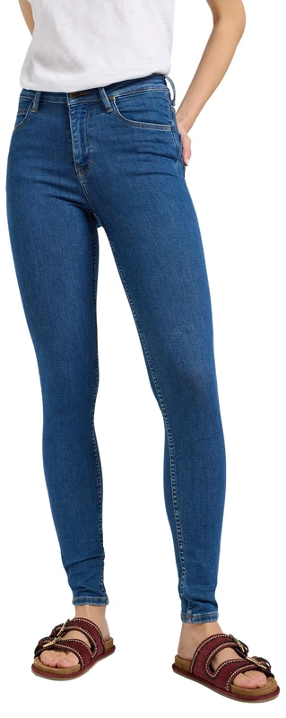 Lee Women's Scarlett HIGH Jeans, Clean Riley, 26/33