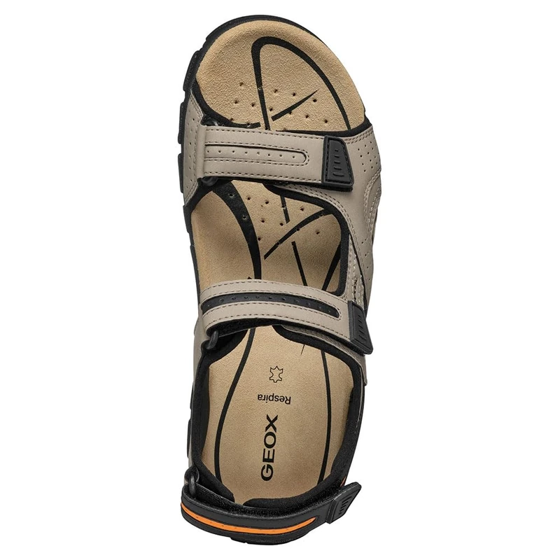 Geox Men's UOMO SANDAL STRADA D Sport, Sand, 9 UK