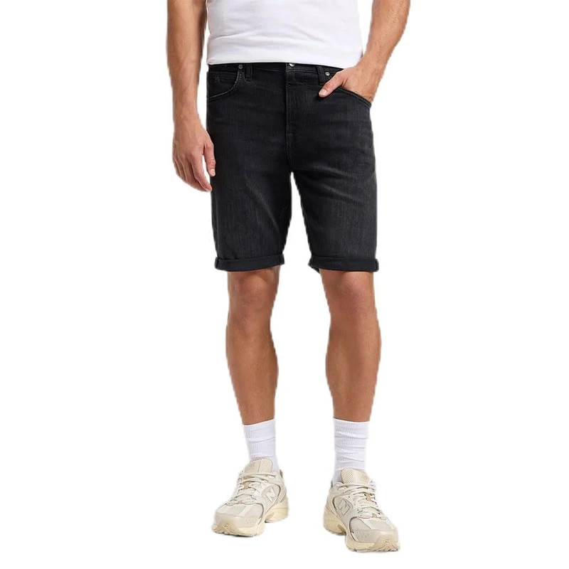 Lee Mens 5 Pocket Denim Shorts, Pitch, 36W UK