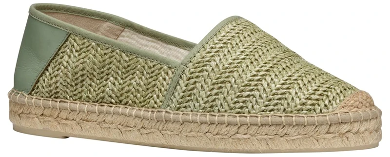 Geox D LAMPEDUSA A, Women’s Espadrille Wedge Sandal, Mint,
