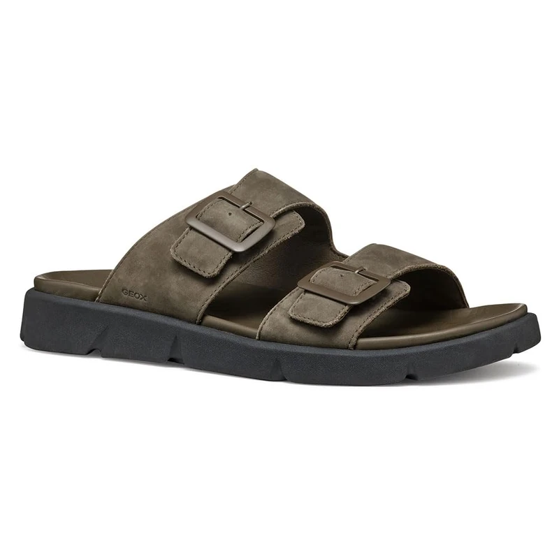 Geox Men's U XAND 2S A Slide Sandal, Military, 10.5 UK