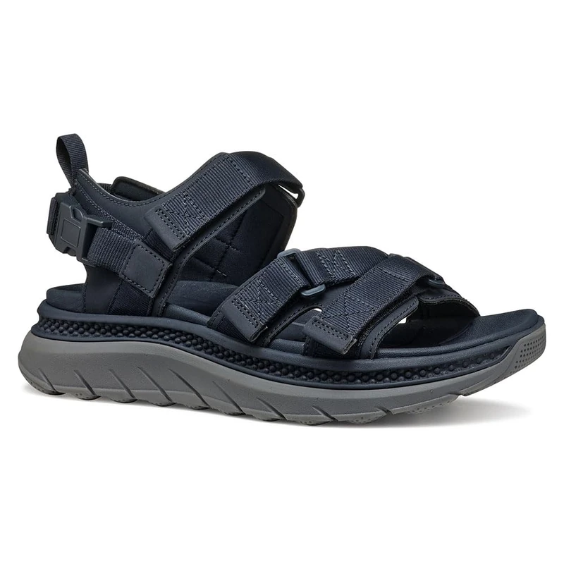 Geox Men's U SPHERICA ACTIF X S Sport Sandal, Navy, 10.5 UK