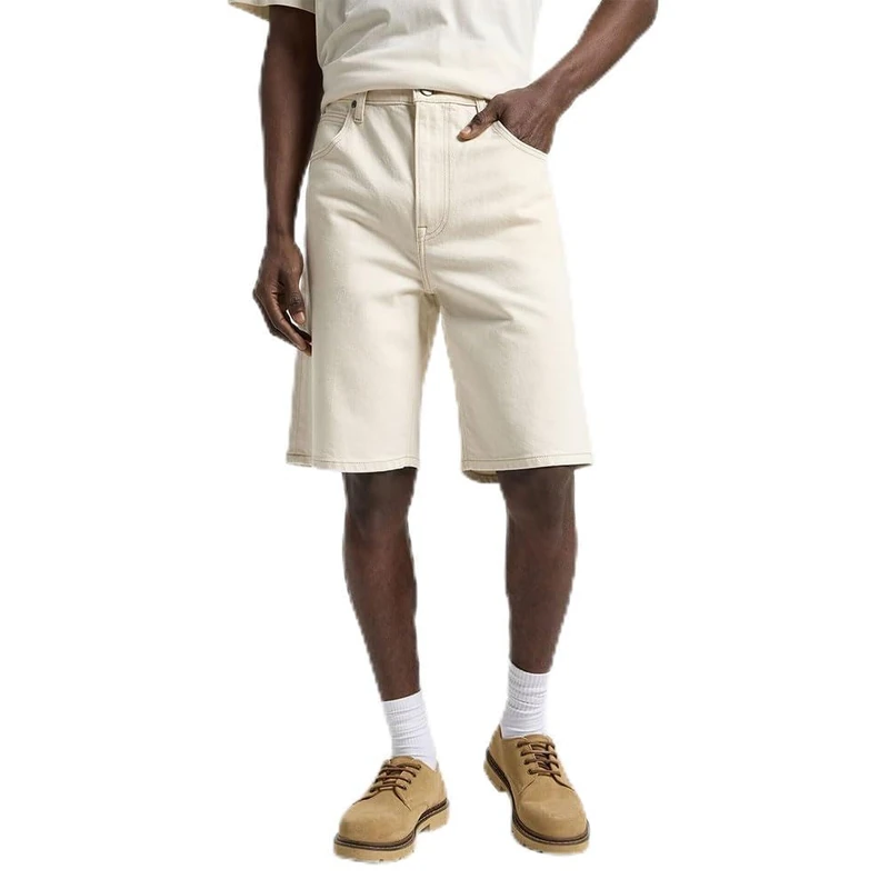 Lee Men's Asher Denim Shorts, White, 34W