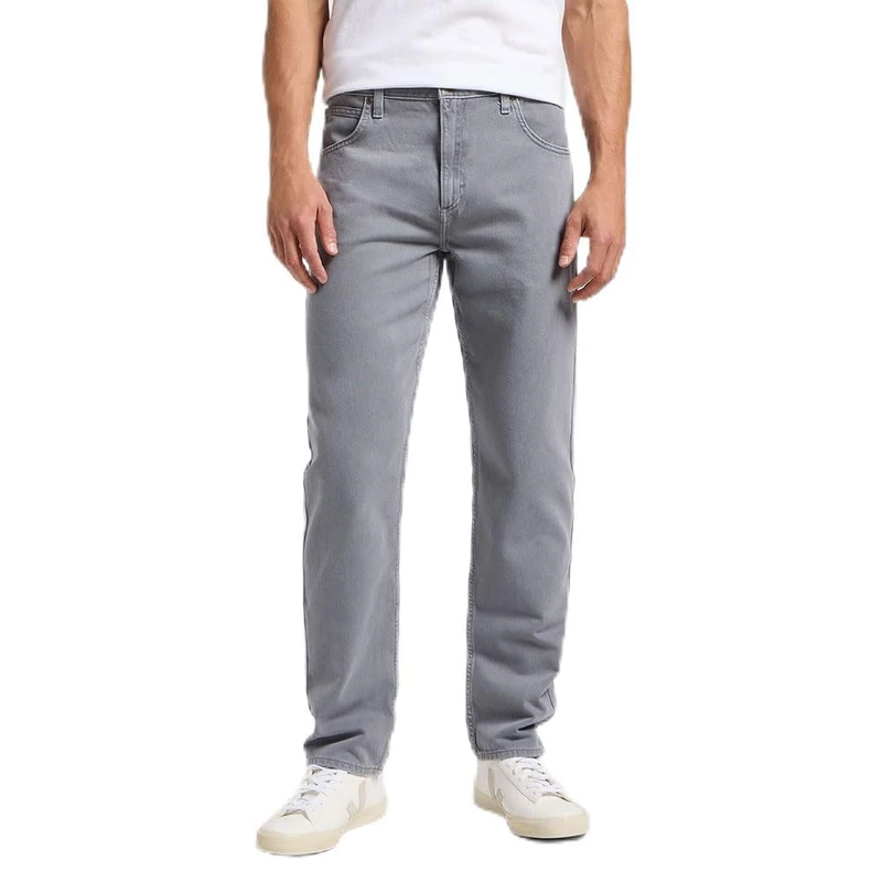 Lee Men's Oscar Relaxed Tapered Fit Tapered Leg Trousers, betonfarben, 36 W/32 L