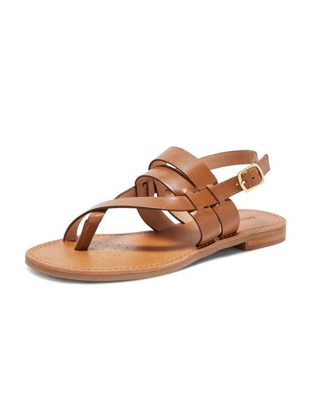 Geox Women's D MADDALUSIA A Slide Sandal, Camel, 6 UK - Image 1