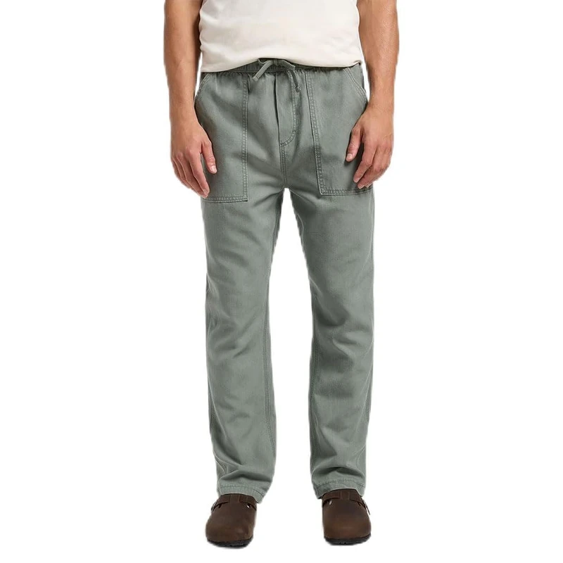 Lee Men's Utility Drawstring Trousers, Regular Straight Fit, Straight Leg, Olive Grove, L