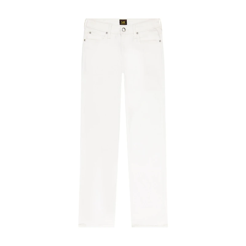 Lee Women's Marion Straight Pants, Bright White, 28/31