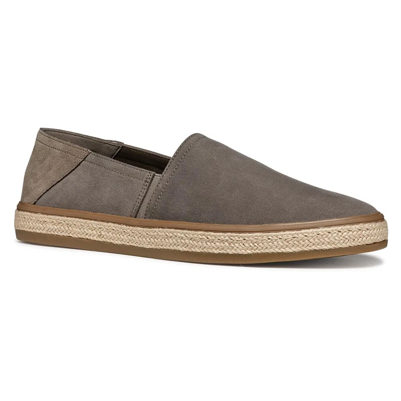 Geox Men's U PANTELLERIA A Espadrille Wedge Sandal, Dove Grey, 10 UK