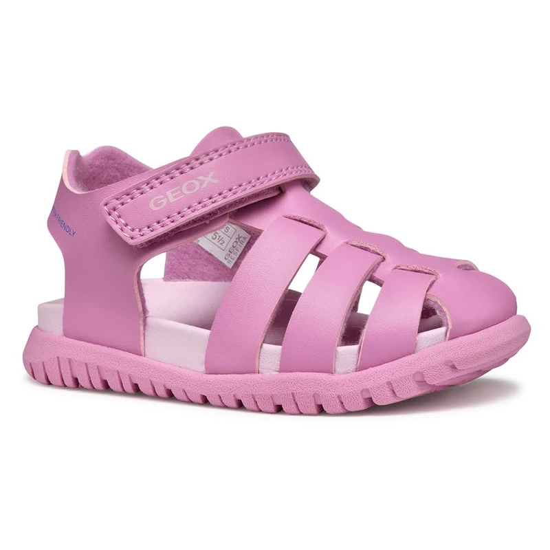 Geox B SANDAL FUSBETTO GI, Girls’ Sandal, Dk Pink,