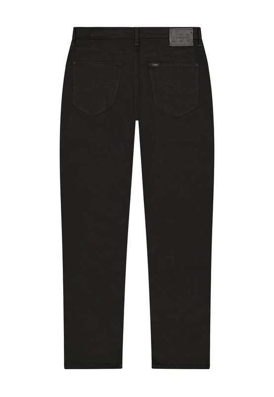 LEE Men's Jeans West, Regular Straight Fit, Straight Leg Clean Black