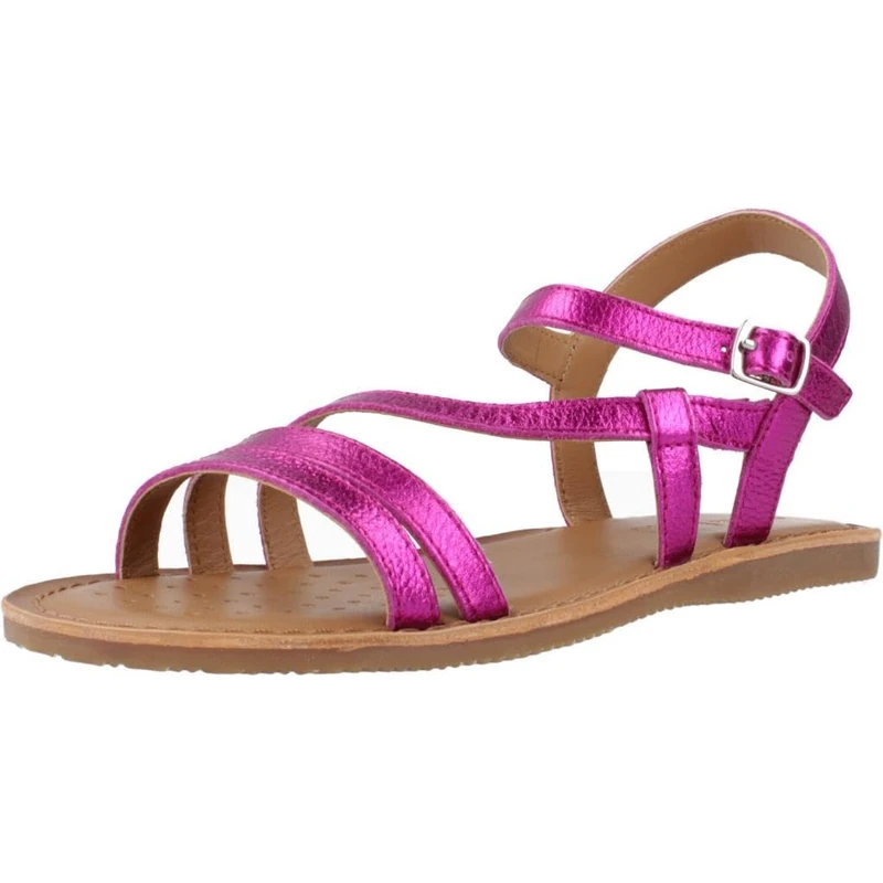 Geox J SANDAL EOLIE GIRL, Girls’ Sandal, Fuchsia,