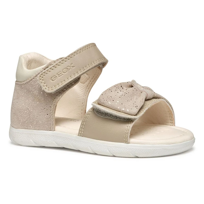 Geox Boy's Sandal ALUL Girl B, Beige, 9 UK Child