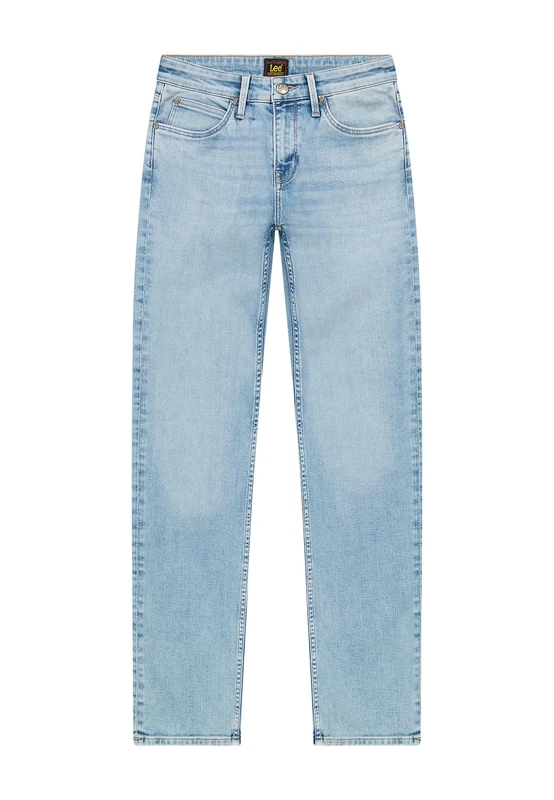 Lee Women's Marion Straight Jeans, Light Azul, 27/33