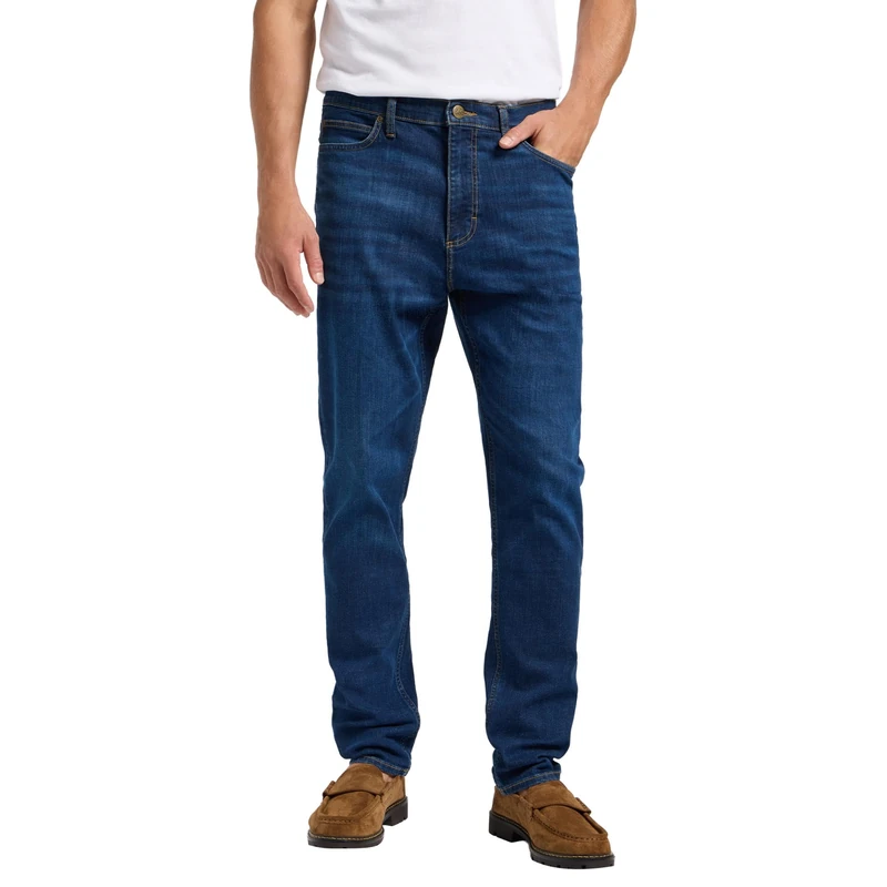 Lee Austin Men's Regular Tapered Fit Tapered Leg Jeans, Deep Ocean, 32 W/30 L