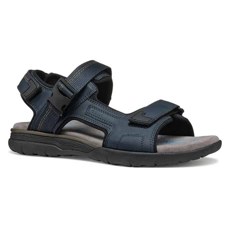 Geox Men's U SPHERICA EC5 B Sport Sandal, Navy, 10 UK