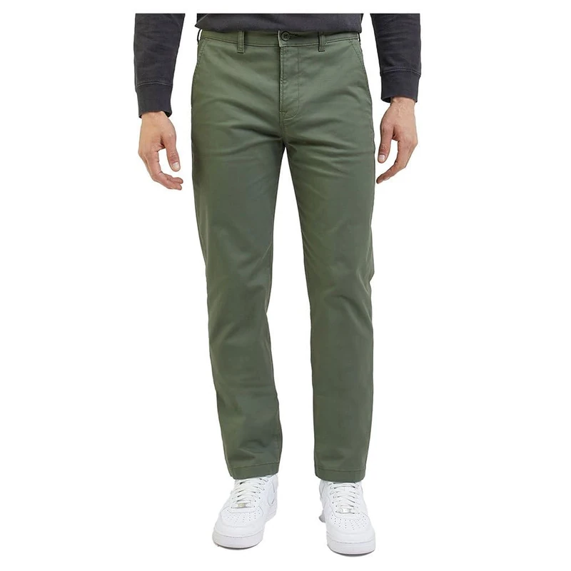 Lee Men's Regular Chino Pants, Olive Grove, 34 W/34 L