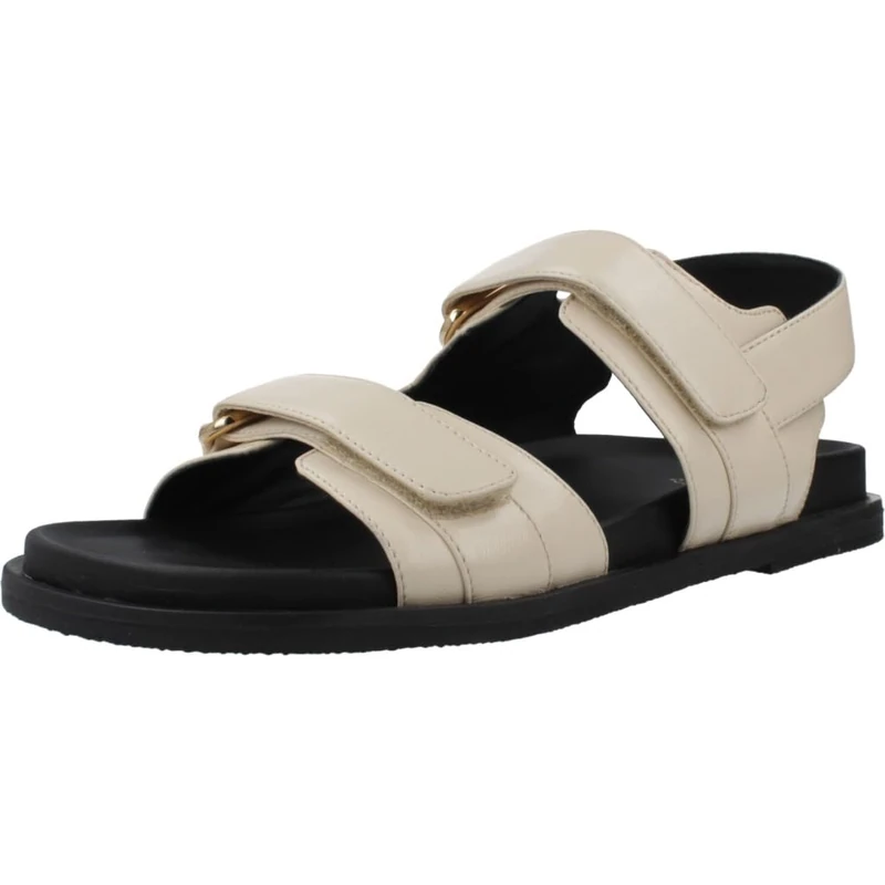 Geox Women's D ADELASH C Slide Sandal, Papyrus, 7 UK
