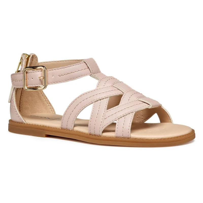 Geox J SANDAL KARLY GIRL, Girls’ Sandal, Lt Rose,