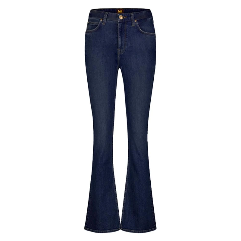 Lee Women's Breese Boot Jeans, One Wash, 24W x 31L