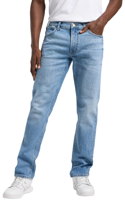 LEE Men's Daren Zip Fly Jeans, Horizon Blue, 48/34