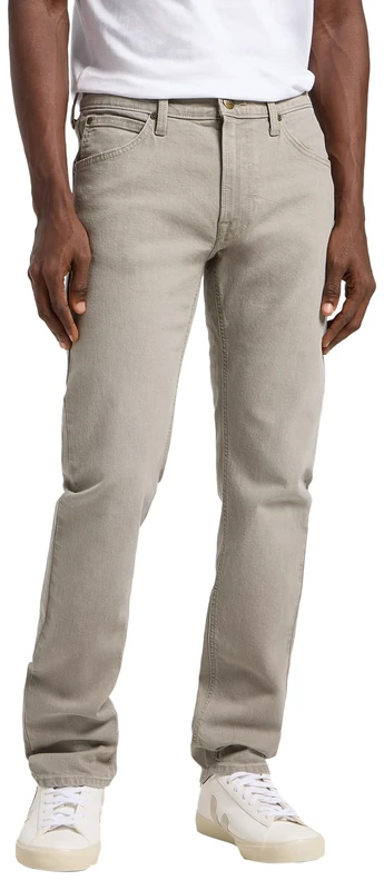 LEE Men's Daren Zip Fly Pants, Black Stone, 33/30
