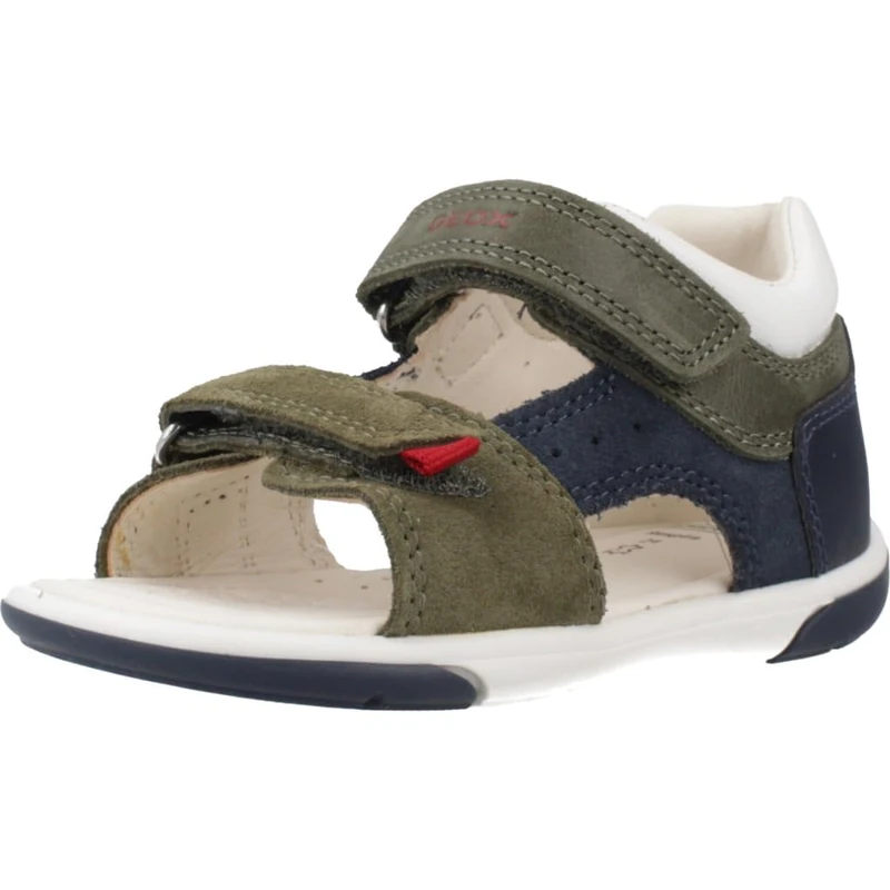 Geox Baby B Sandal ZAPITO BOY, Dk Green/Navy, 5 UK Child