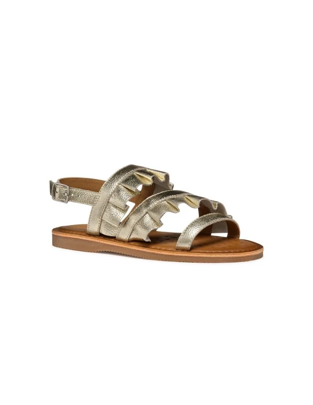 Geox J Sandal EOLIE Girl, Platinum, 11 UK Child - Image 1