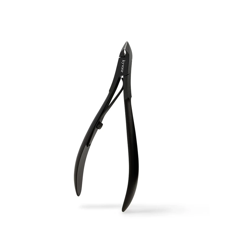 KYVORA Professional Cuticle Nipper 4 mm Blade for Manicure and Pedicure Tweezers Teflon Coated for Exceptional Hygiene and Durability, German Design - Image 1