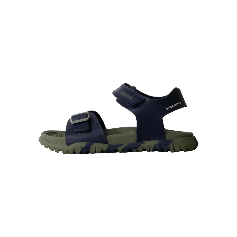 Geox J Sandal FUSBETTO BO, Navy/Military, 2.5 UK