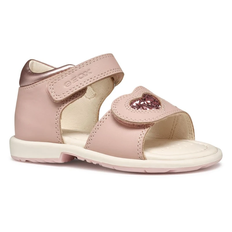 Geox Baby Girls B VERRED B Sandal, Lt Rose, 7 UK Child