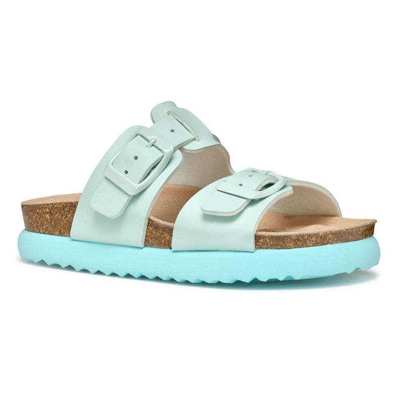 Geox J SANDAL BUBBLEBOW G, Girls’ Sandal, Watersea,