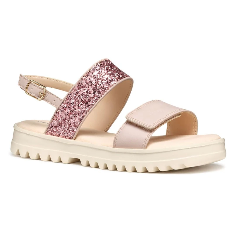 Geox Girls J Coralie Gir Sandal, Lt Rose, 11 UK Child