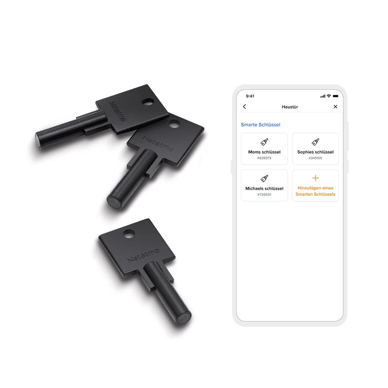 Netatmo Smart Keys 3 Pack- NDL-K3U