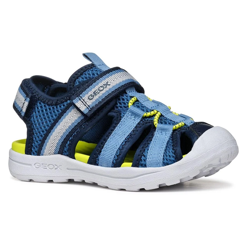Geox J VANIETT BOY A, Boys’ Sandal, Navy/Lt Blue,