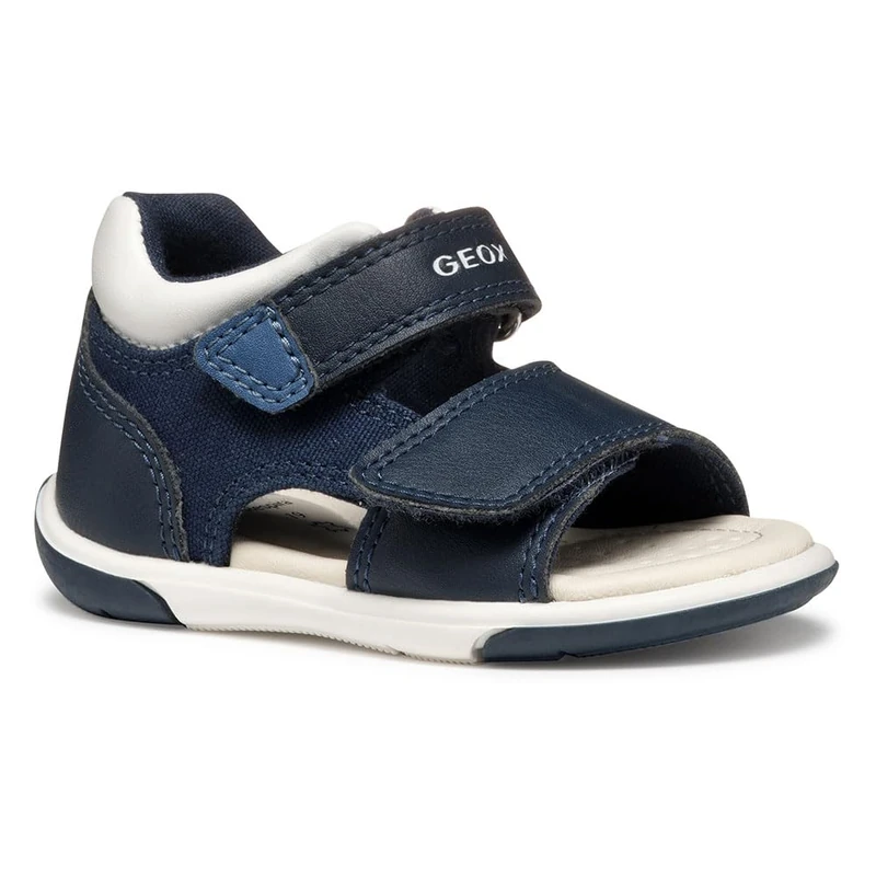 Geox B SANDAL ZAPITO BOY, Baby - Jungen Sandal, Navy/White,