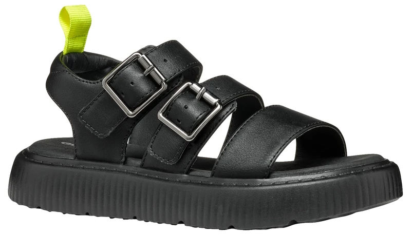 Geox J Sandal KODETTE Gir, Black, 12.5 UK