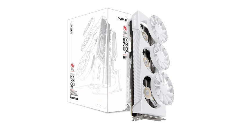 XFX Karta graf QicksilverRX 7800XT Magnetic Air WH - Image 1
