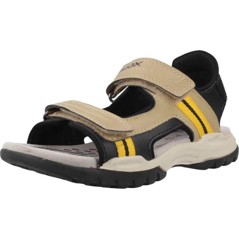 Geox J Borealis BOY A, Boys’ Sandal, Beige/Yellow,