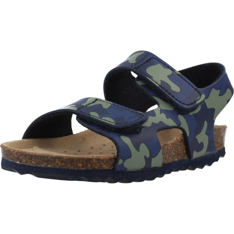Geox B SANDAL CHALKI BOY, Baby - Jungen Sandal, Navy/Dk Azure,