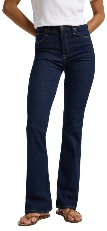 Lee Women's Breese Boot Jeans, One Wash, 30W x 33L