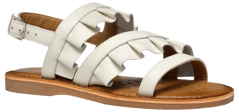 Geox J Sandal EOLIE Girl, White, 13 UK