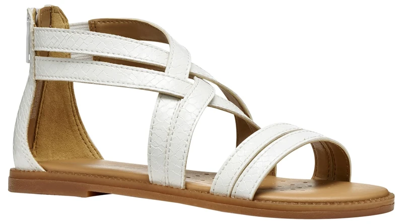 Geox J Sandal Karly Girl, White, 1 UK