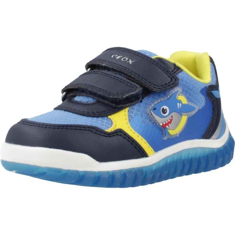 Geox Baby B LIGHTYLOO BOY A Sneaker, Navy/Azure, 5 UK Child - Image 1